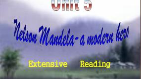 高中英语人教版 (新课标)必修1&2Unit 5 Nelson Mandel -- a modern hero集体备课ppt课件