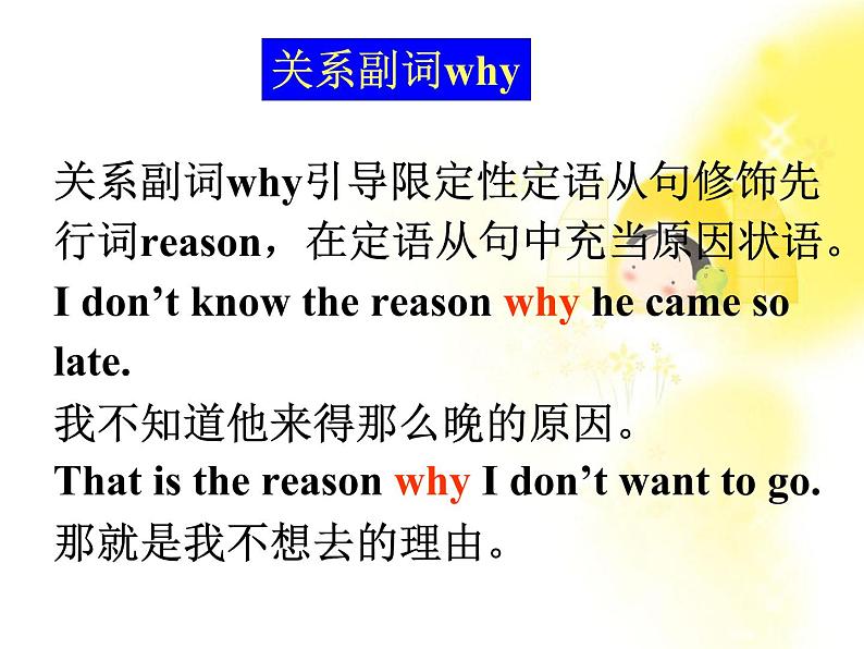 吉林省松原市扶余县第一中学高一英语人教版:The Attributive P3 定语从句Grammar课件207