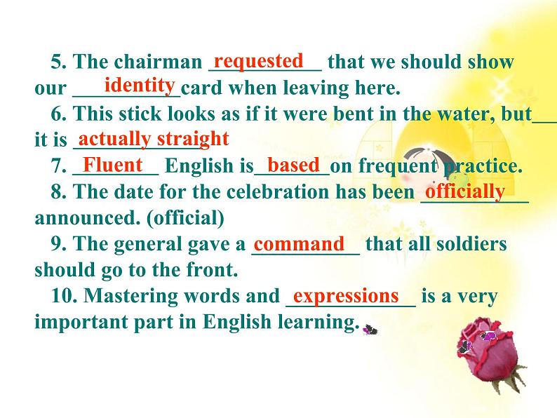 英语人教版必修1 2.15Unit2《English around the world 》课件07