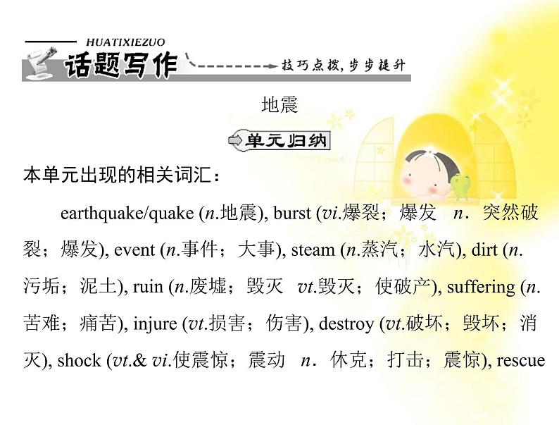 高中英语同步教学课件(人教版必修1) Unit4 section ⅳ writing第8页