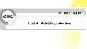 人教版 (新课标)必修1&2Unit 4 Wildlife Protection背景图ppt课件