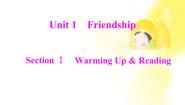 人教版 (新课标)必修1&2Unit 1 Friendship教学课件ppt