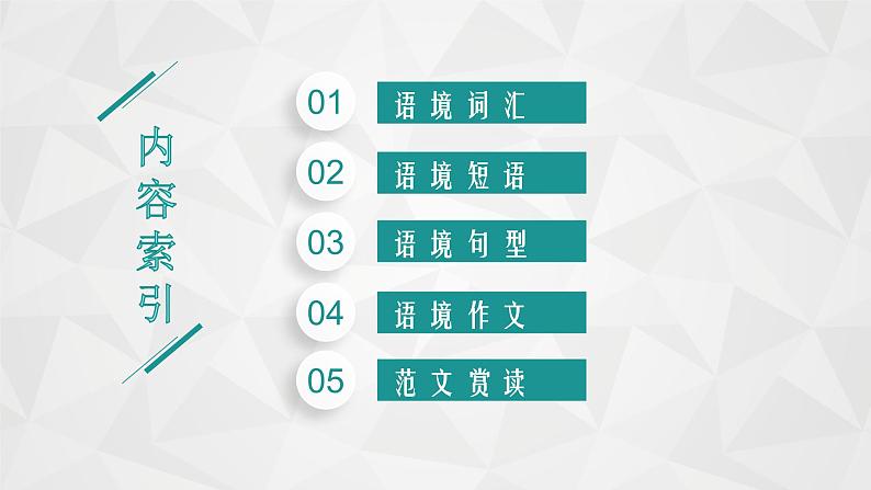 (新高考)2022届高中英语人教版一轮复习 板块一 主题一 话题1 学校生活 精品课件第2页