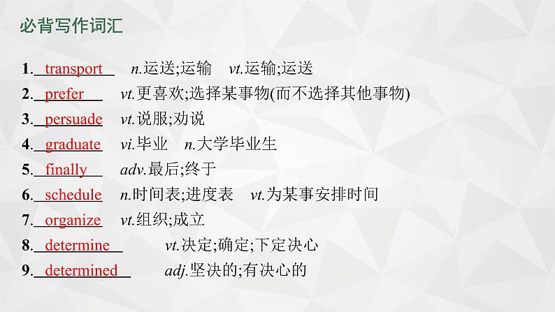 (新高考)2022届高中英语人教版一轮复习 分册一 必修1 Unit 3 Travel journal 精品课件04
