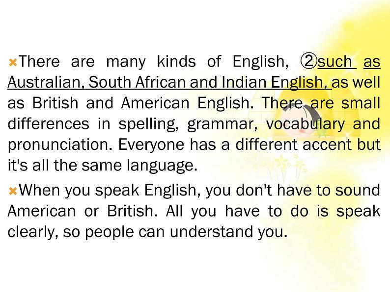 高中英语人教版必修一:Unit 2 《English around the world》-Period 1 课件第3页