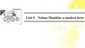 英语Unit 5 Nelson Mandel -- a modern hero备课ppt课件