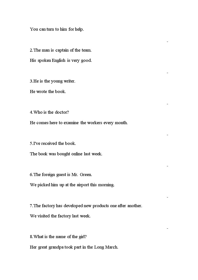 Unit 4 Earthquakes Part 2Learning about Language-2022版英语必修1 人教版(新课标) 同步练习 (Word含解析)03