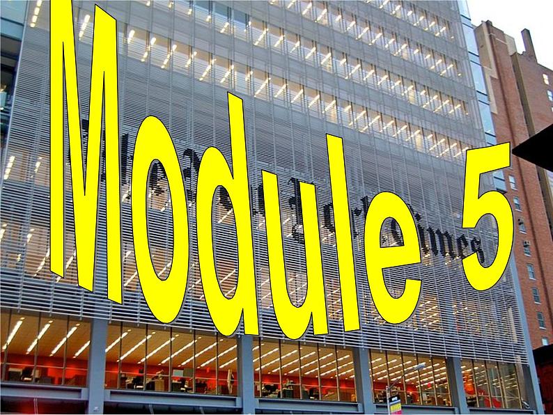 Module 5 Newspapers and Magazines GrammarPPT课件02