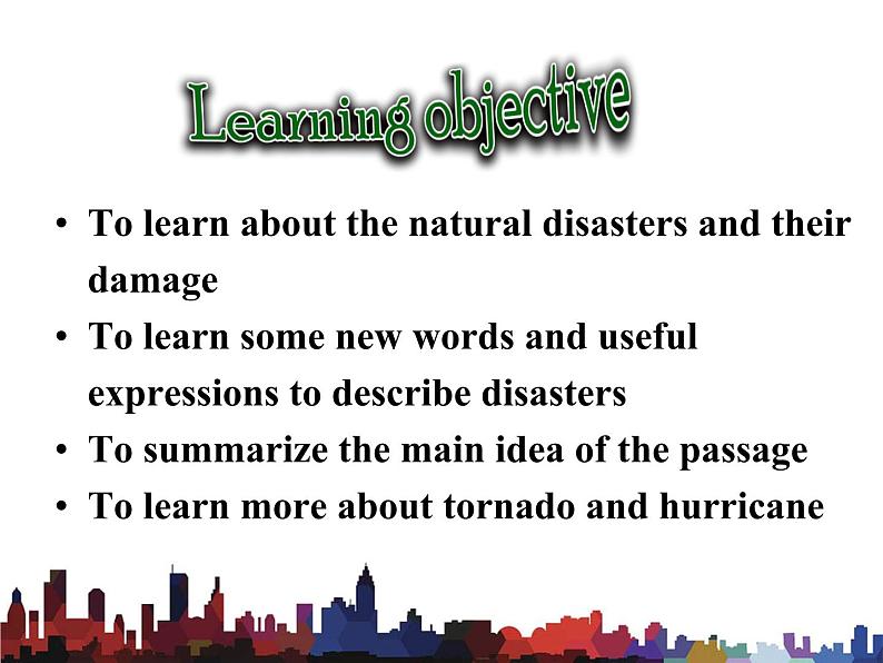 Module 3 The Violence of Nature Introduction & Reading and Vocabulary PPT课件04