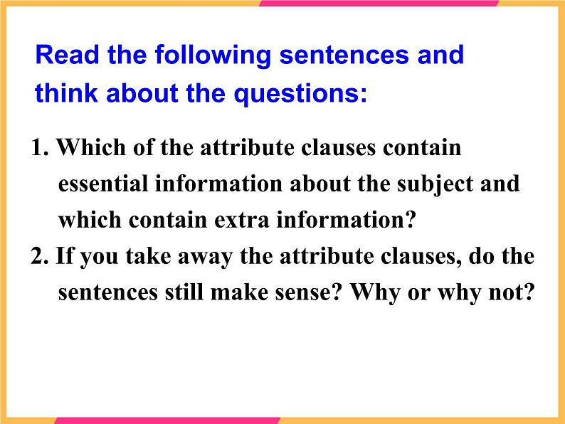 Module 6 Old and New Grammar PPT课件06