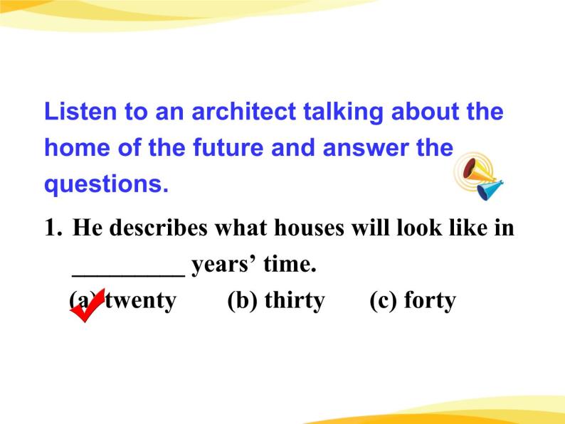 Module 1 Life in the Future Listening and Speaking, Function  PPT 课件07