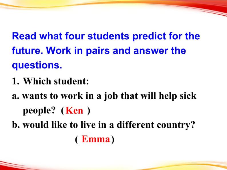 Module 1 Life in the Future Writing PPT 课件05