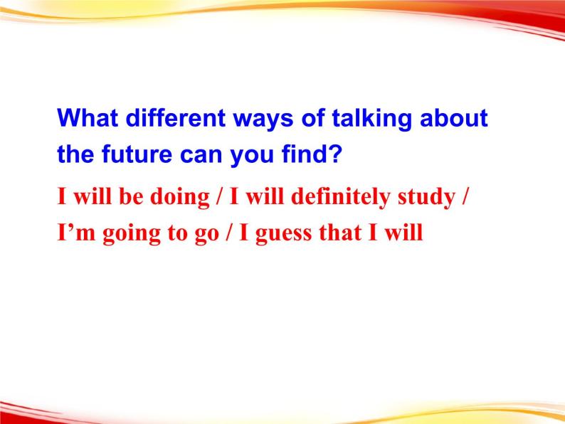Module 1 Life in the Future Writing PPT 课件08