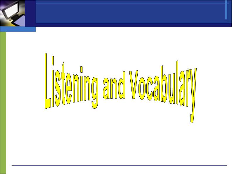 外研版 必修1 Module 6 The Internet and Telecommuniation Listening and Vocabulary PPT课件第3页