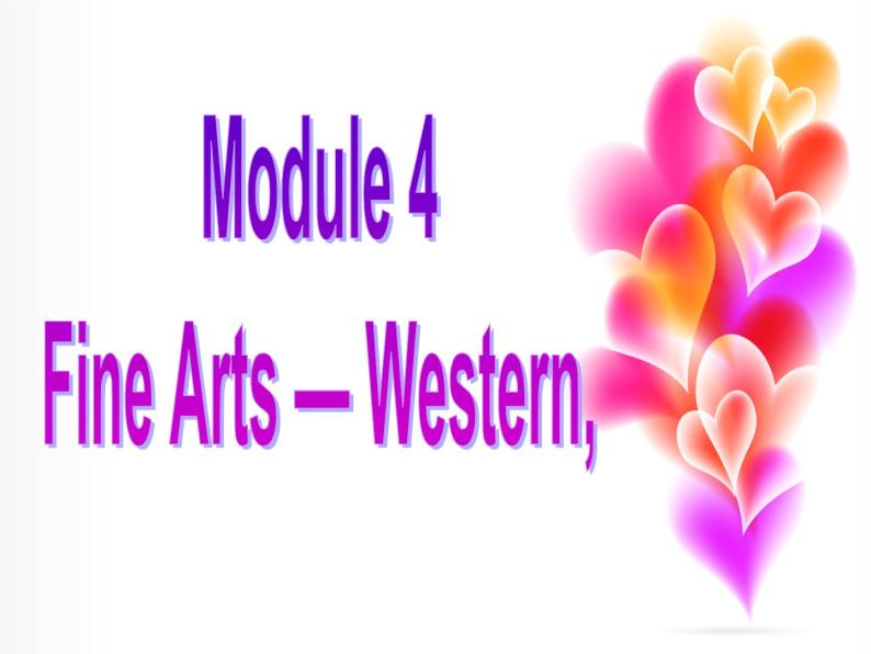 外研版 必修2 Module 4 Fine Arts-Western, Chinese and Pop Arts GrammarＰＰＴ课件02