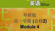 外研版必修2Module 4 Fine Arts – Western, Chinese and Pop Arts教学演示ppt课件