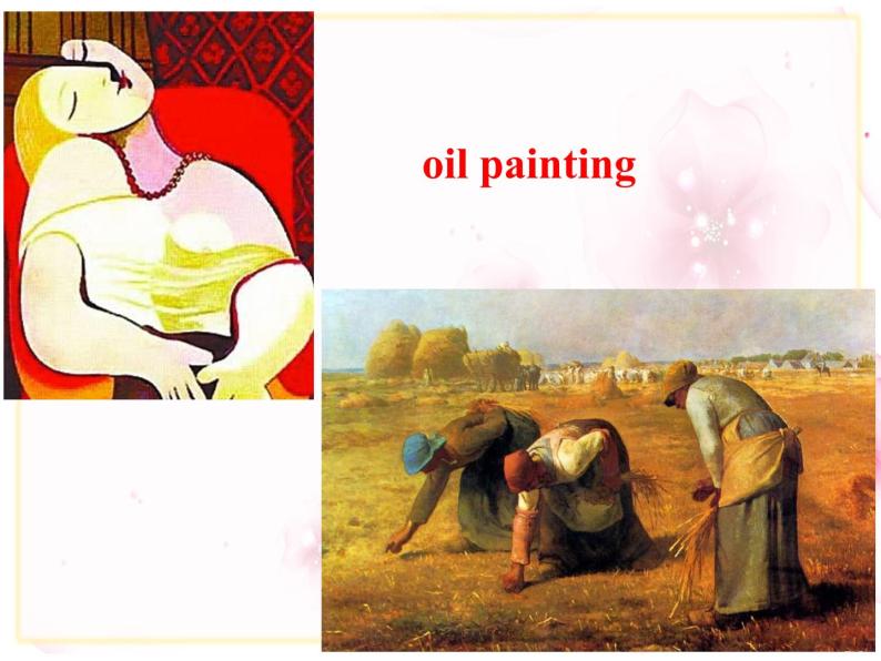 外研版 必修2  Module 4 Fine Arts-Western, Chinese and Pop Arts Listening and speaking　ＰＰＴ课件05