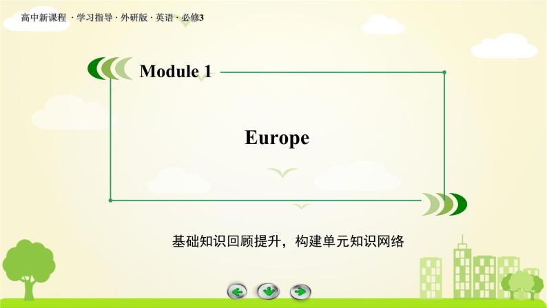 外研版英语必修3 单元基础知识整合Module 1 PPT课件02
