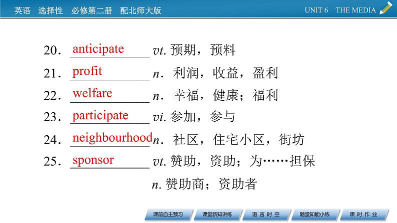 新教材北师大版选择性必修第二册 UNIT 6 Period 4 PPT课件+练习06