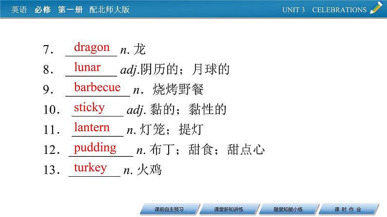 新教材北师大版英语必修第1册 UNIT 3 Period 1 PPT课件+练习04