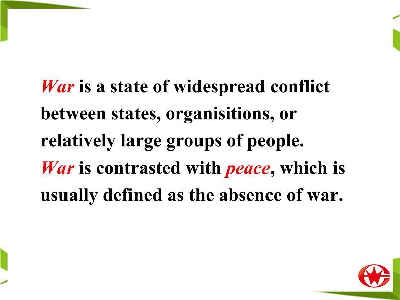 Module 6 War and Peace Introduction PPT课件第7页