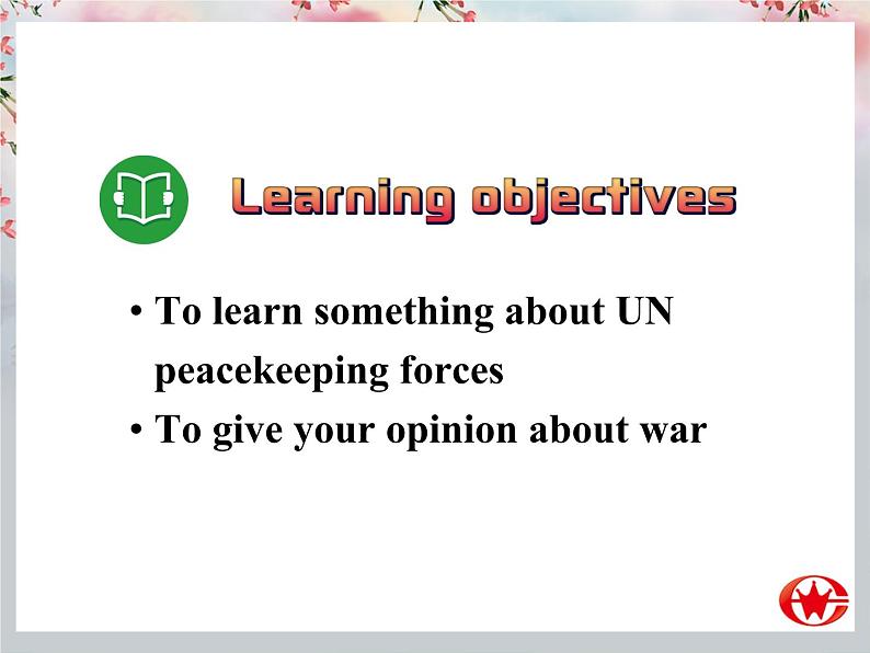 Module 6 War and Peace Cultural corner PPT课件04
