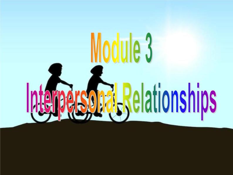 外研版英语 选修6 Module 3 Interpersonal Relationships-Friendship Everyday English & Writing PPT课件02