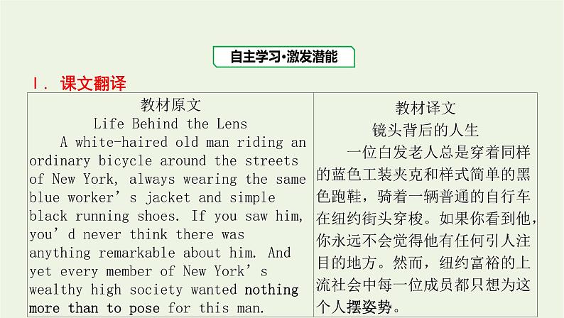 新教材高中英语Unit2Alife’sworkSectionⅠStartingout&Understandingideas课件外研版选择性必修第三册02