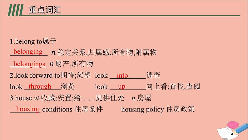 2021-2022学年高中英语新牛津版选择性必修一:Unit3 The art of painting 单元重点回顾 课件第3页