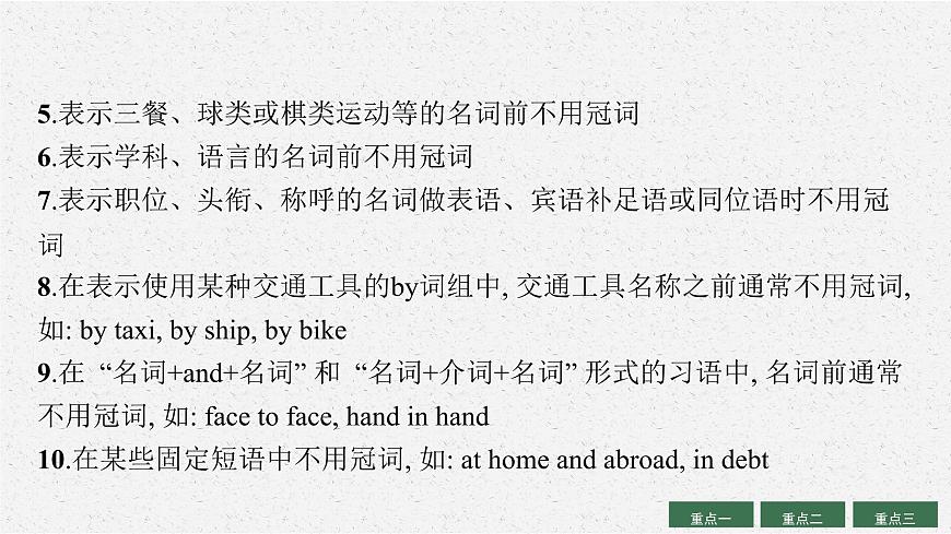 人教版新高考英語二輪復(fù)習(xí)課件--冠詞、代詞和介詞第8頁(yè)