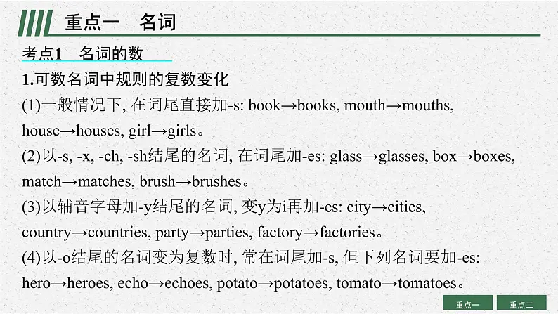 人教版新高考英语二轮复习课件名词、形容词和副词04