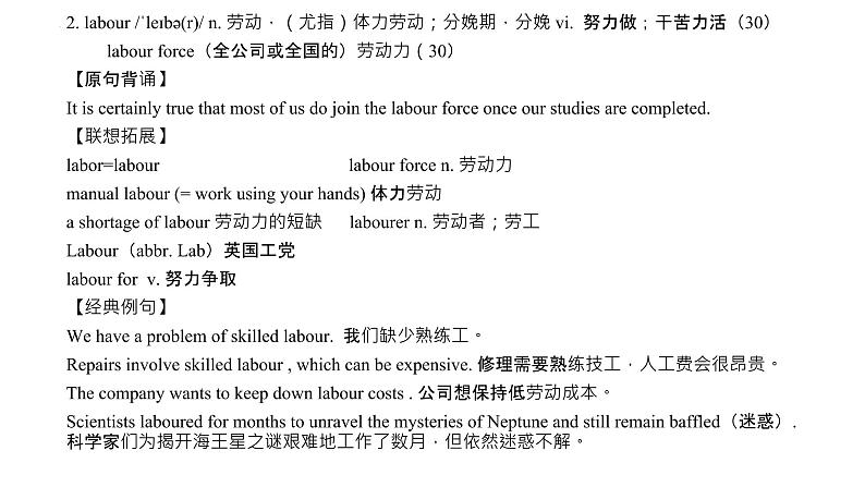 高中英语牛津译林版(2020)选择性必修第四册 词汇详解课件 Unit3 Careersand skills03