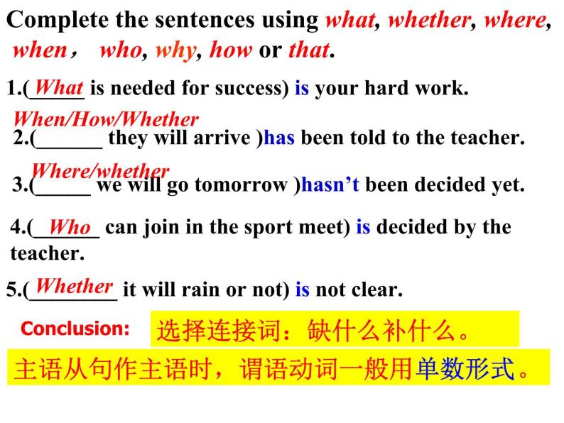 人教版高中语法复习之主语从句课件PPT05