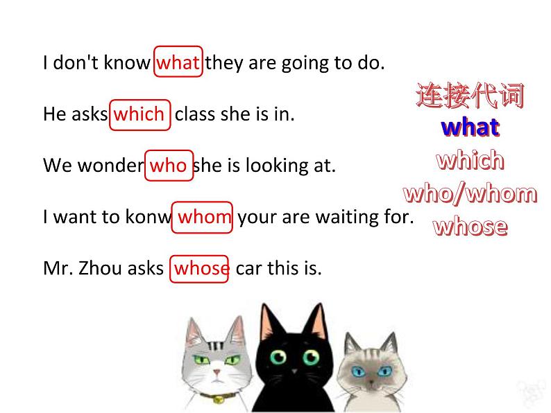 人教版高中语法复习之宾语从句课件PPT第6页