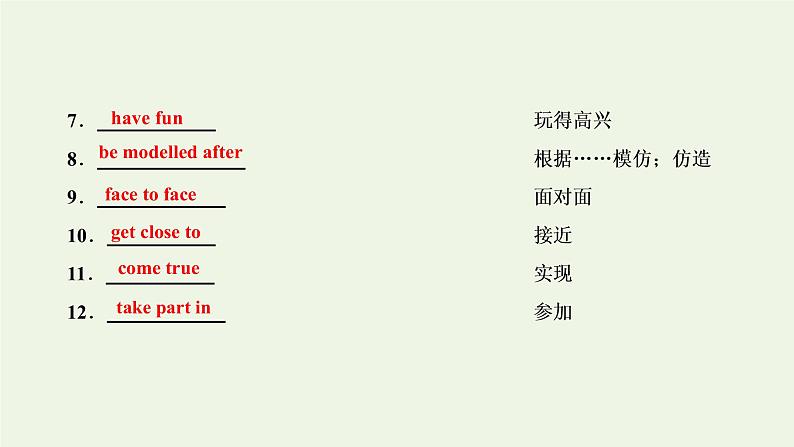 新人教版必修4高考英语一轮复习Unit5Themeparks课件第8页