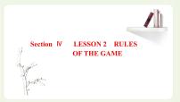 北师大版 (2019)必修 第一册Lesson 2 Rules of the Game教课内容ppt课件