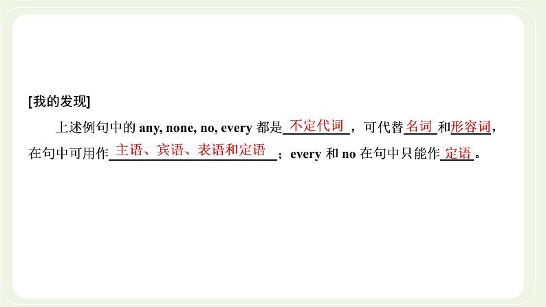 北师大版高中英语必修第一册UNIT2SPORTSANDFITNESSSectionⅥGrammar__不定代词课件+学案03