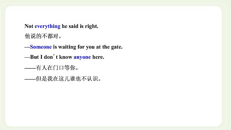 北师大版高中英语必修第一册UNIT2SPORTSANDFITNESSSectionⅥGrammar__不定代词课件+学案06