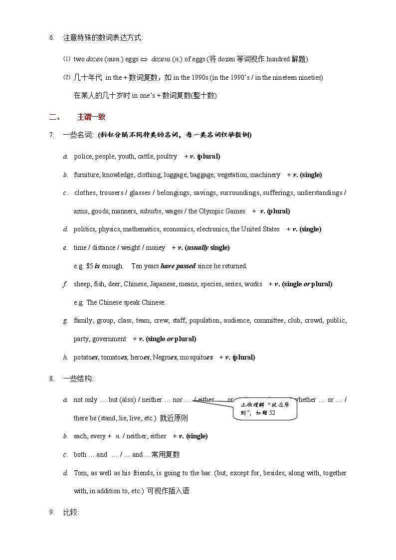 01.冠词与数词及主谓一致-2022年上海名校高中自主招生英语直通车第2页