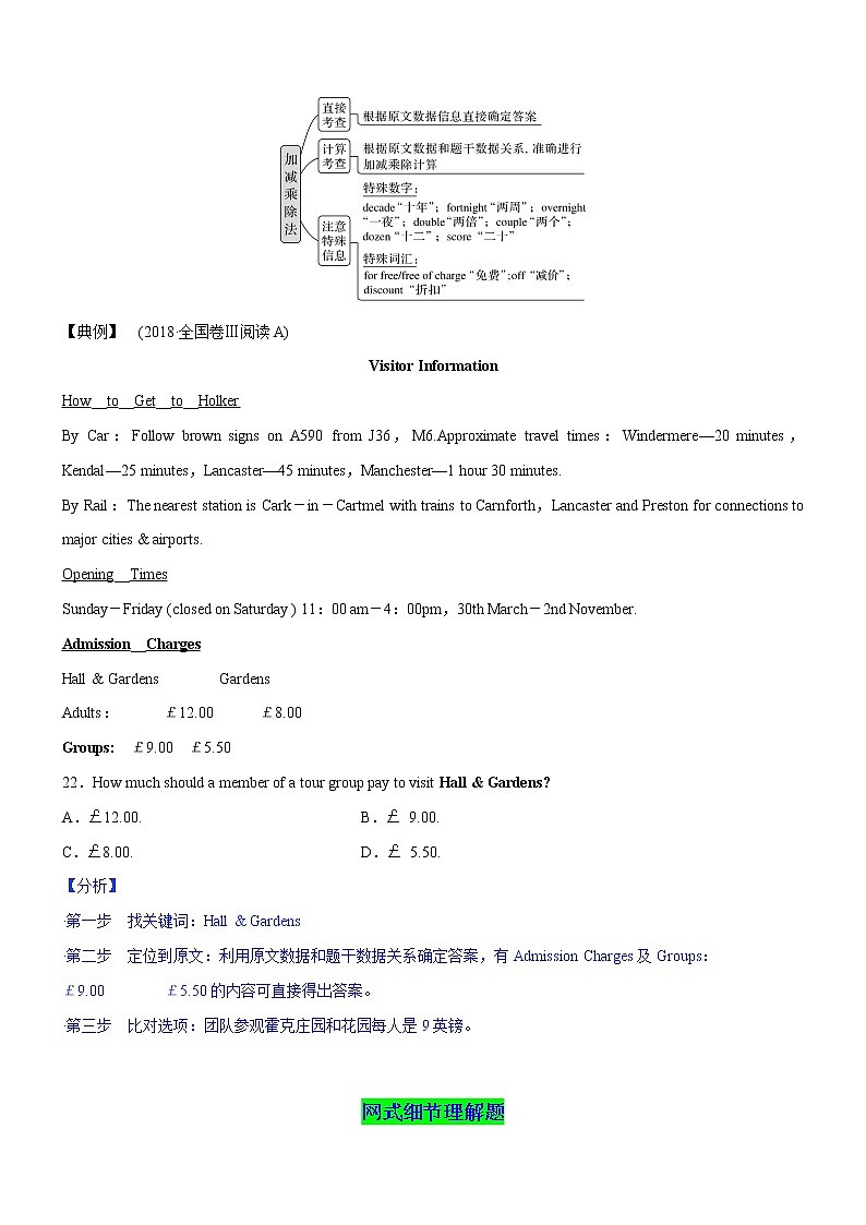 考向52 阅读理解之点式与网式细节理解题的突破策略(解析版)-备战2022年高考英语一轮复习考点微专题第3页