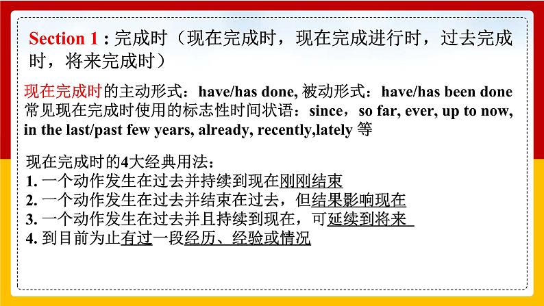 2022届高考英语总复习:时态语态课件03