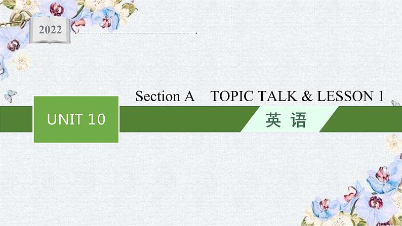 北师大2019选修四UNIT 10Section A TOPIC TALK & LESSON 1课件01