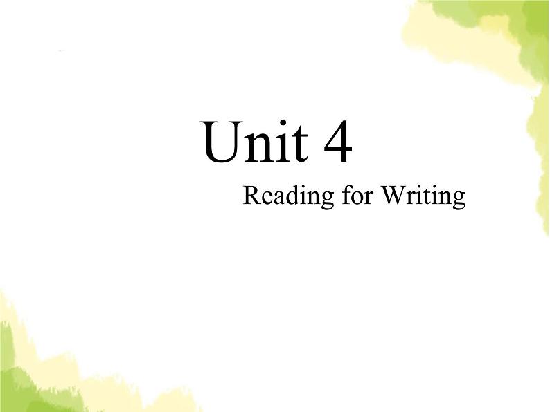 人教版高中英语选择性必修第一册unit 4 body language sectiona reading and thinking课件第1页