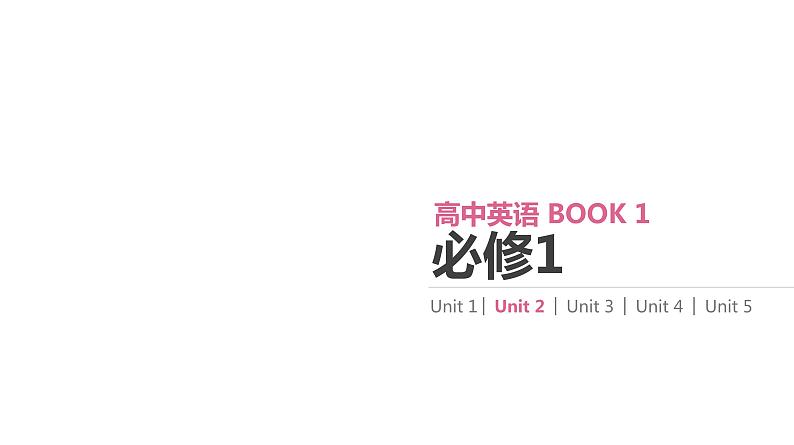 高考英语一轮复习1 unit 2 english around the world课件第1页