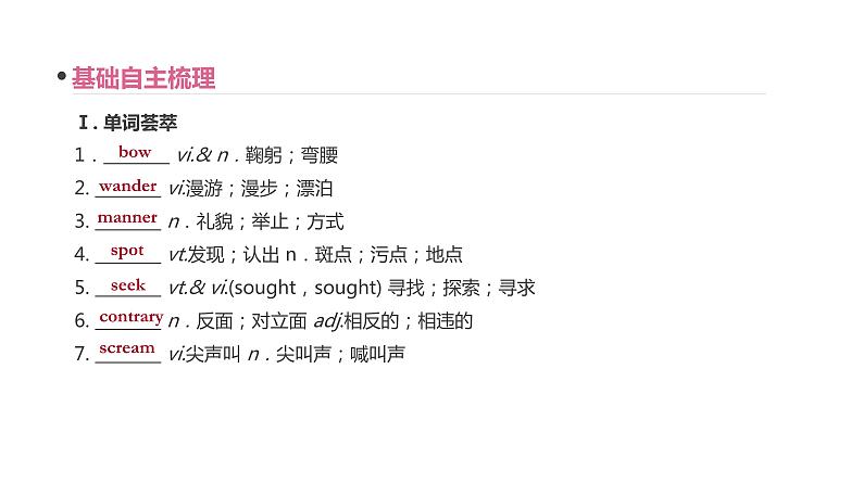 高考英语一轮复习3 Unit 3 the million pound bank note课件第7页