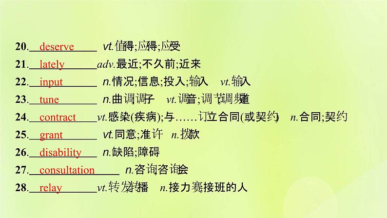 新人教版高中英语选择性必修第四册Unit4Sharing单元重点小结课件03
