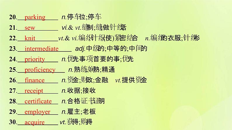 新人教版高中英语选择性必修第四册Unit5LaunchingYourCareer单元重点小结课件03