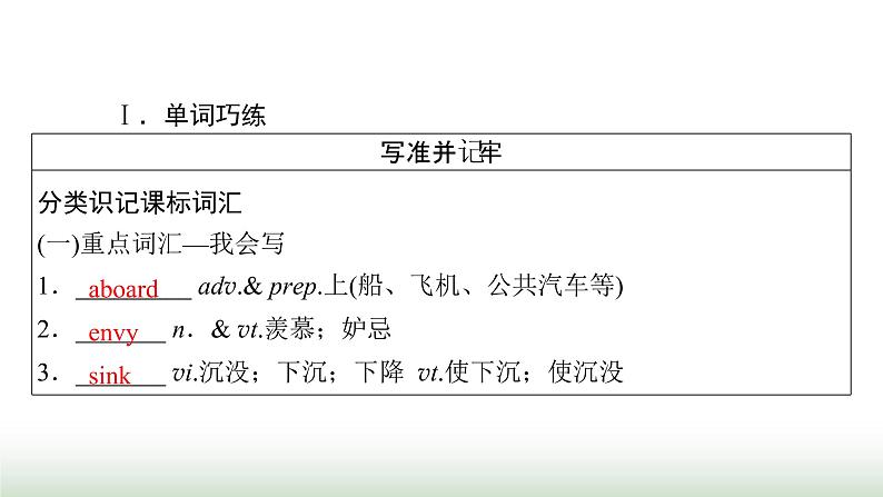 新高考英语一轮总复习Unit 4 adversity and courage课件新人教版选择性必修第三册04