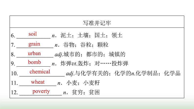 新高考英语一轮总复习Unit 5 working the land课件新人教版选择性必修第一册05