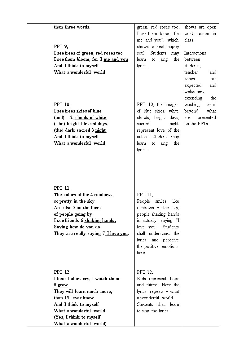 上外版2020高中英语必修二Unit 1 Nature Period 4教案03